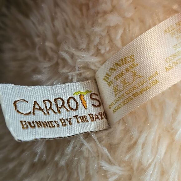 Carrots Bunnies By The Bay Plush White Bunny Toy - Picture 8 of 9